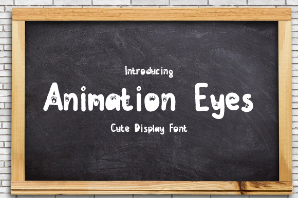 Animation Eyes: A Font That Adds Personality to Your Brand