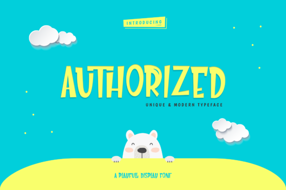 Authorized Font for Modern Marketing and Design
