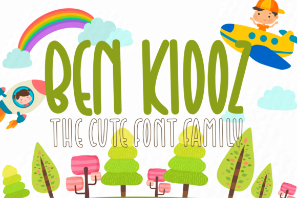 Ben Kidoz: A Playful Display Font for Modern Web Design