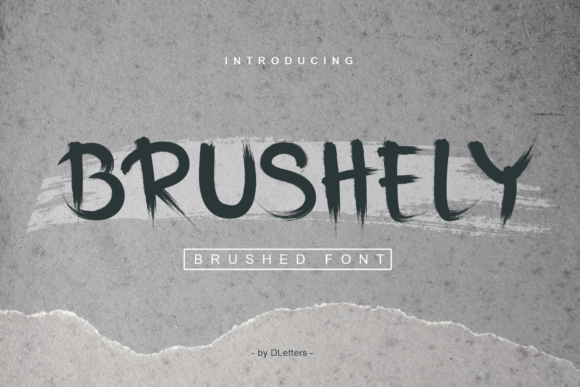 Brushely: A Unique Display Font for Editorial Design