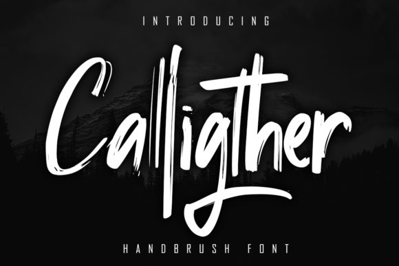 Calligther: A Display Font for Bold Visual Statements