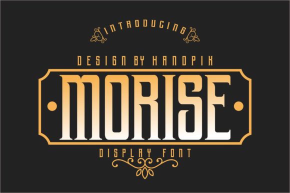Discovering Morise: A Display Font That Elevates Editorial Design