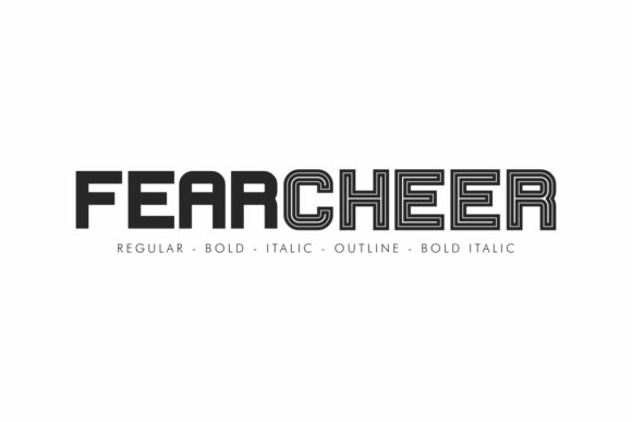Fearcheer: A Bold Display Font for Digital Branding