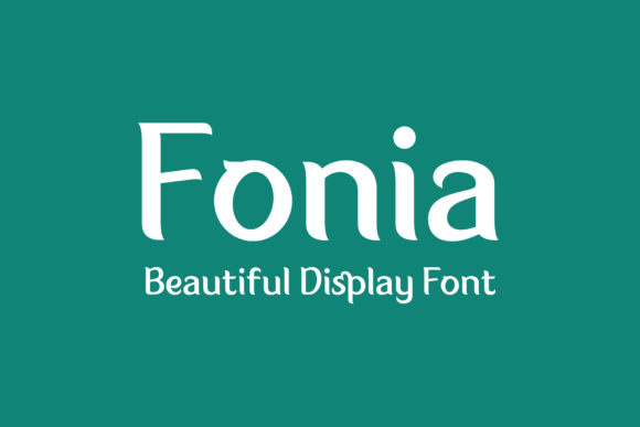Fonia: A Modern Display Font for Web Design Projects