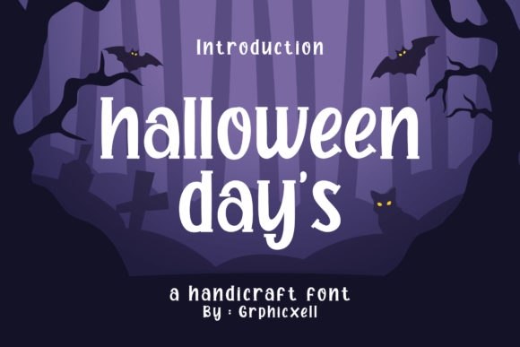 Halloween Day’s: A Stylish Font for Seasonal Creativity