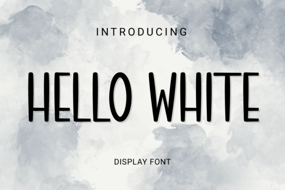 Hello White: A Clean Display Font for Web Design