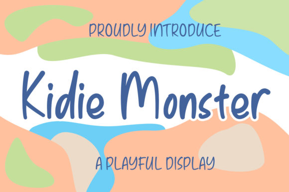 Kidle Monster: A Playful Display Font for Branding and Design