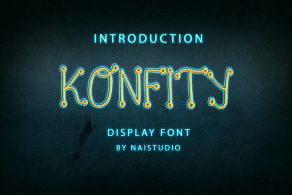 Konfity: A Display Font That Elevates Digital Creativity