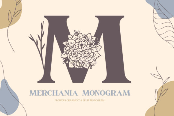 Merchania Monogram Font for Web Design