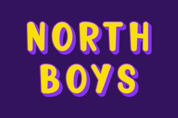 North Boys Font for Handmade Projects