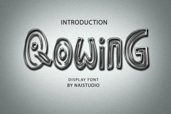 Qowing Font for Handmade Creations and Commercial Designs