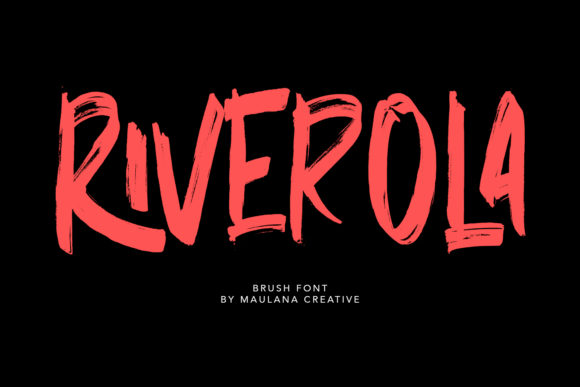Riverola: A Quirky Display Font for Digital Creativity