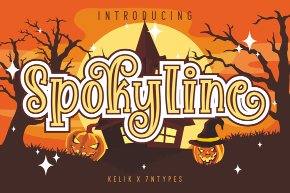 Spokyline: A Playful Display Font for Web Design