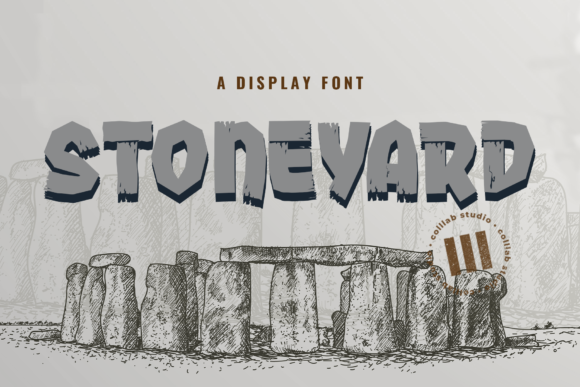 Stoneyard Font for Handmade Creations