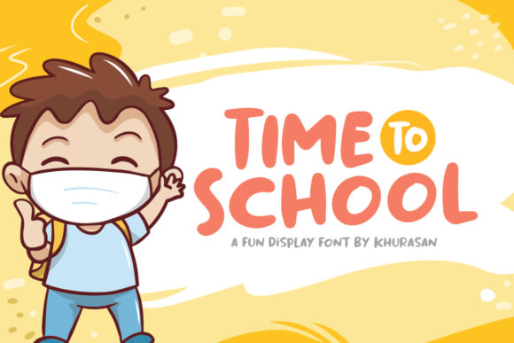 Time to School: A Font That Brings Playfulness and Professionalism